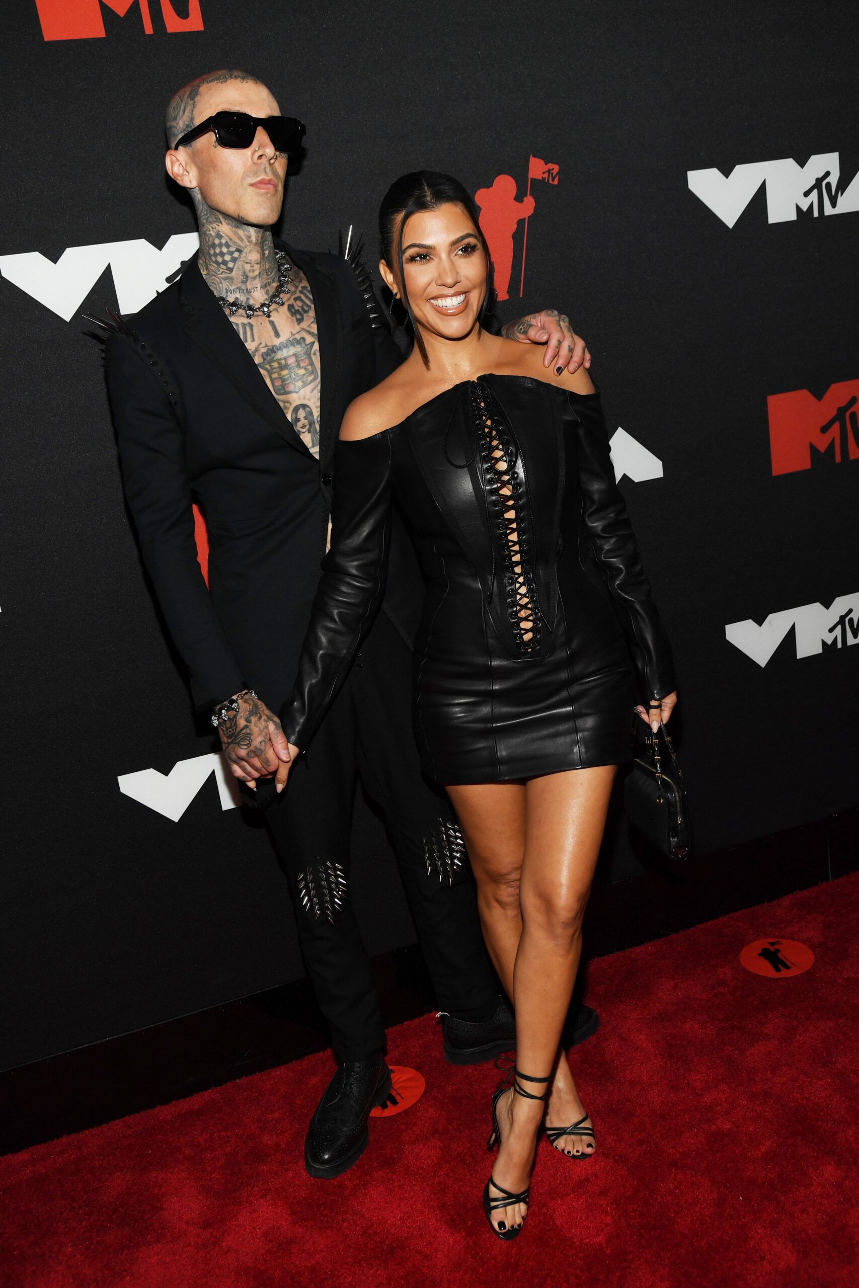Travis Barker and Kourtney Kardashian