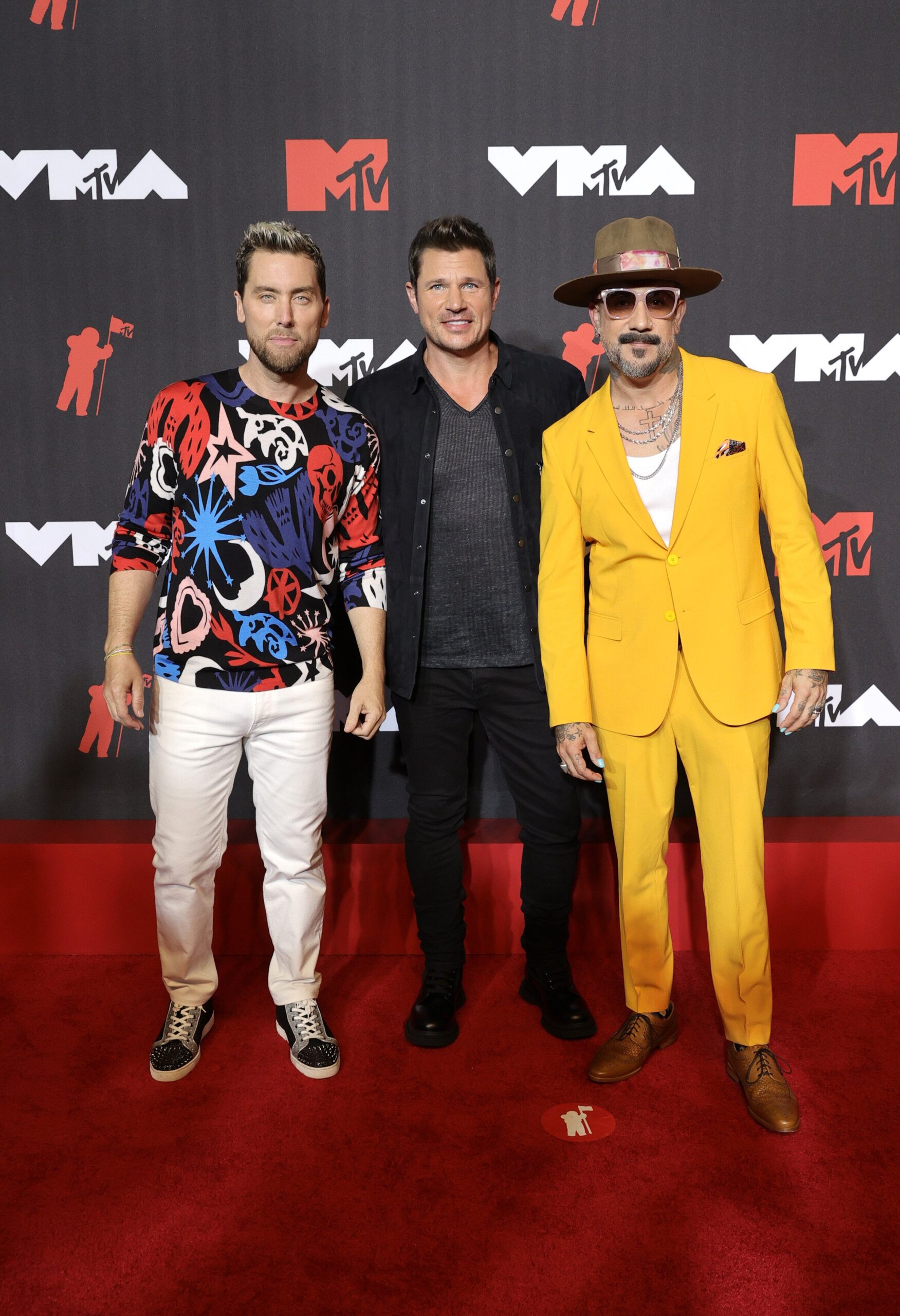 Lance Bass, Nick Lachey, and AJ McLean