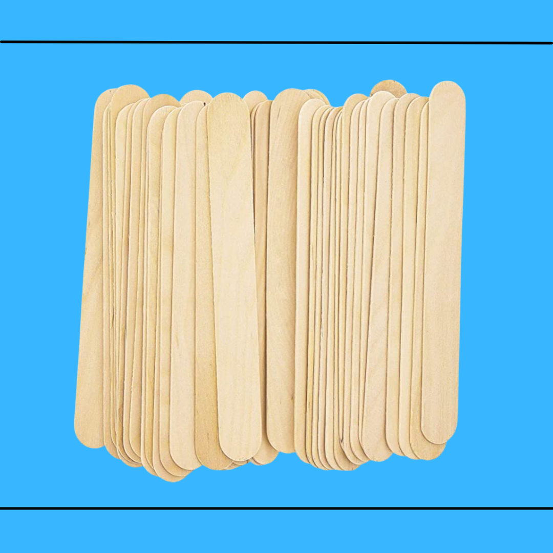 A large bag of craft sticks
