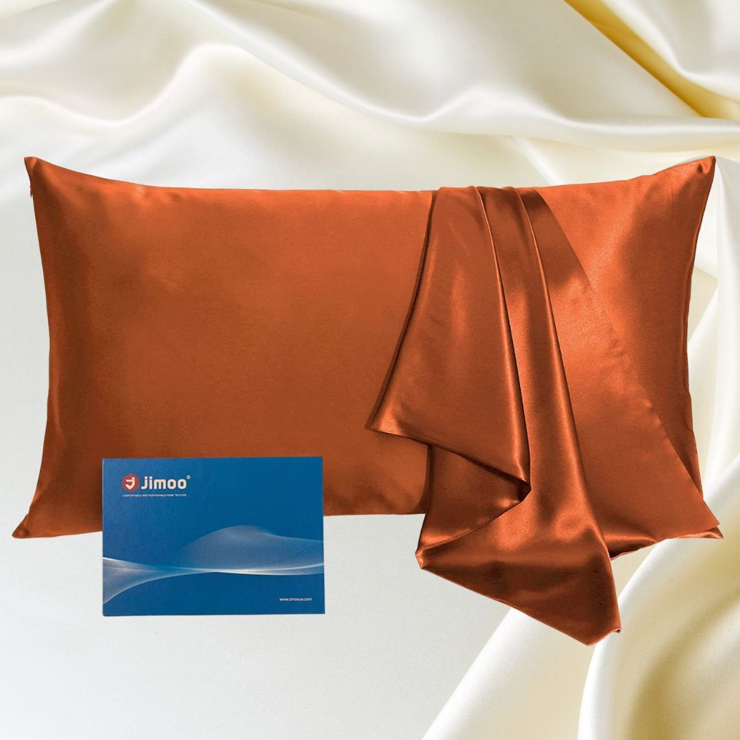 A natural silk pillowcase that has been highly rated